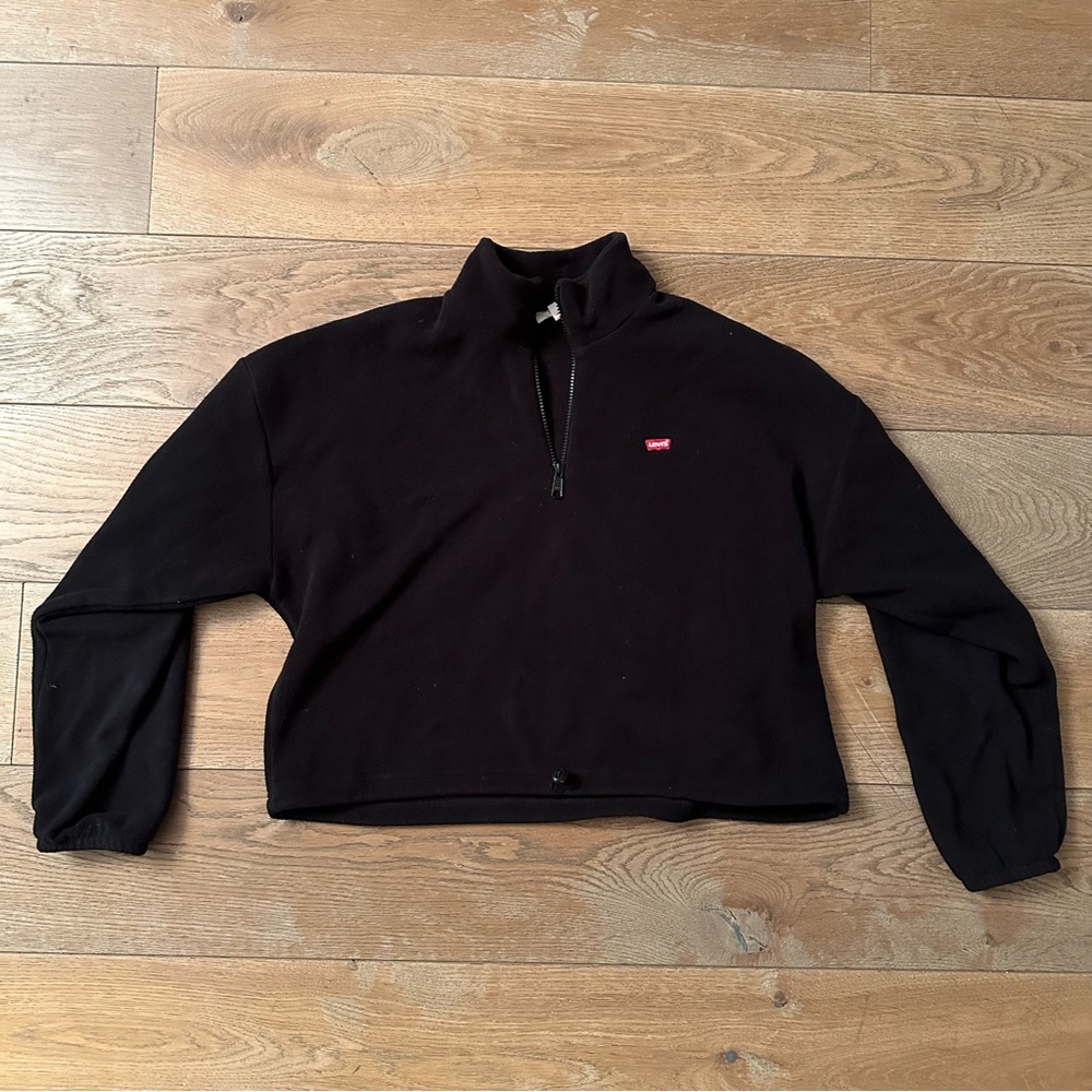 Levi’s Black Quarter Zip Fleece